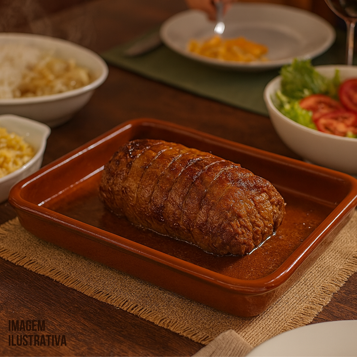 Assadeira Ceramica Barro 1Litro