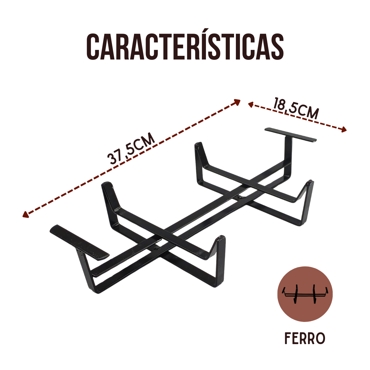 Suporte Assadeira Ceramica Barro