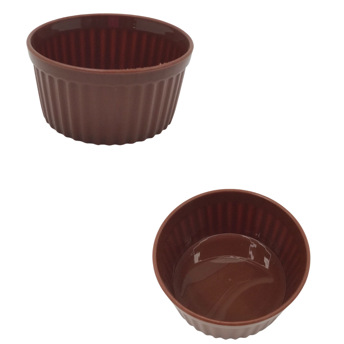 Ramequim 170ml Marrom de Polipropileno - A Gourmet