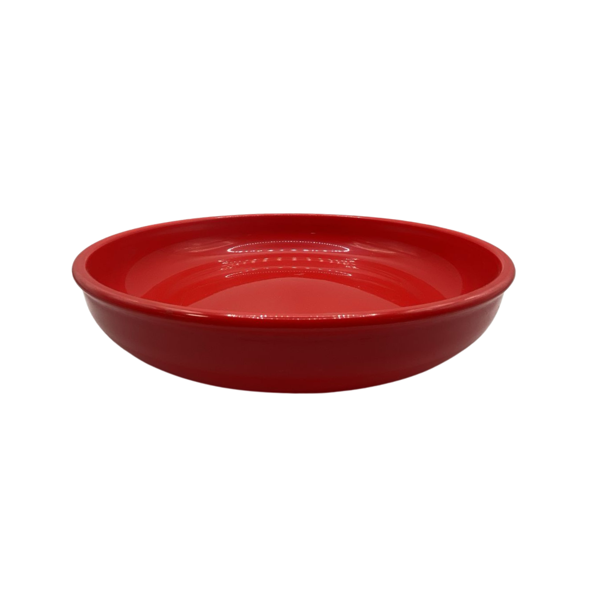 Prato de Polipropileno 25cm Vermelho - A Gourmet