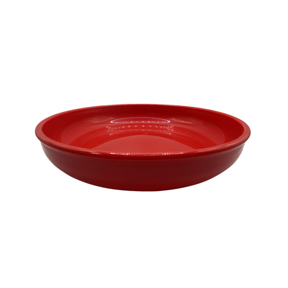 Prato de Polipropileno 25cm Vermelho - A Gourmet