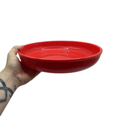 Prato de Polipropileno 25cm Vermelho - A Gourmet