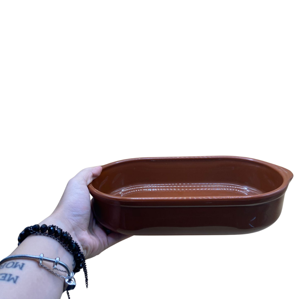 Assadeira Marrom de Polipropileno 1,3L - A Gourmet