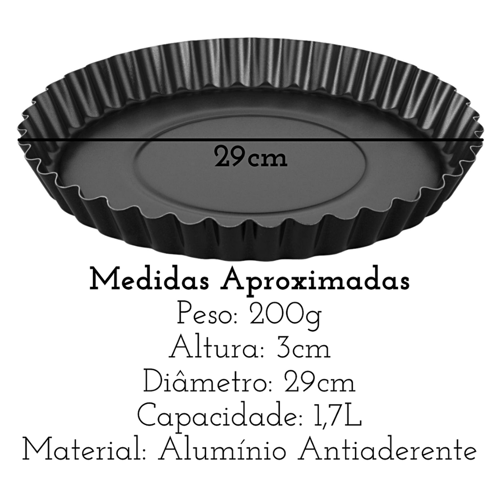 Forma Canelada 29cm Antiaderente - A Gourmet