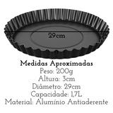 Forma Canelada 29cm Antiaderente