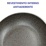 Frigideira Multiflon Preta 20cm