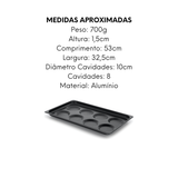 Bandeja 1/1 Com 8 Cavidades Para Ovos - A Gourmet