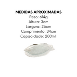 Petisqueira Peixe 200ml de Vidro - A Gourmet