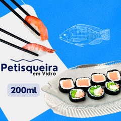 Petisqueira Peixe 200ml de Vidro - A Gourmet