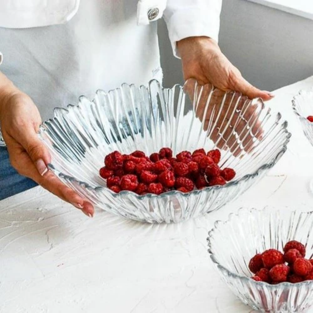 Saladeira Aurora 30,4cm de Vidro - A Gourmet