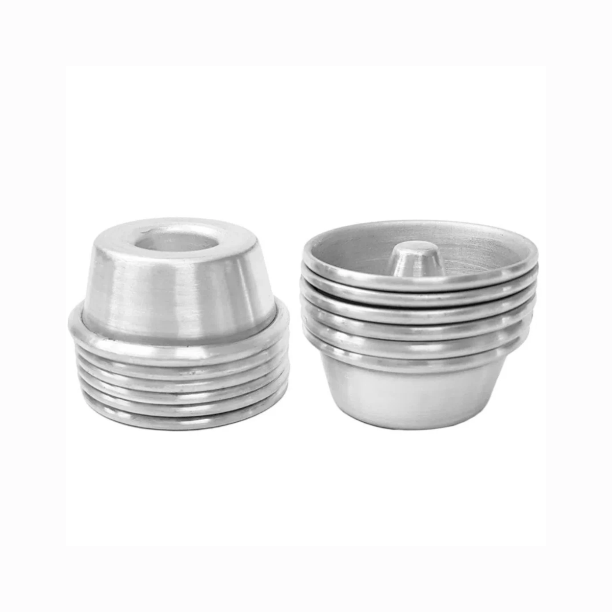 12 Forminha N1 Para Torta Suiça 60ml Aluminio