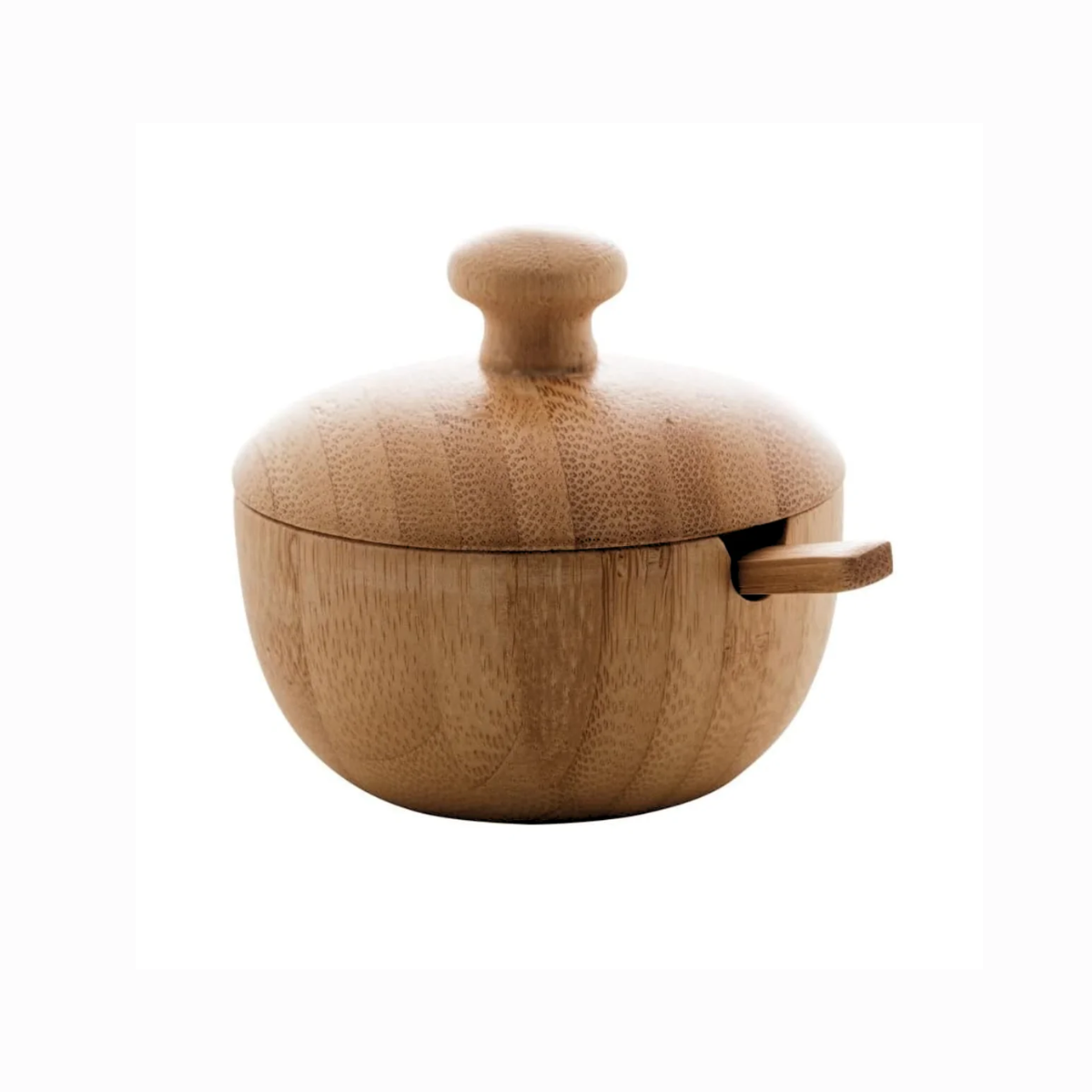Açucareiro Com Colher Bambu 150ml Lyor