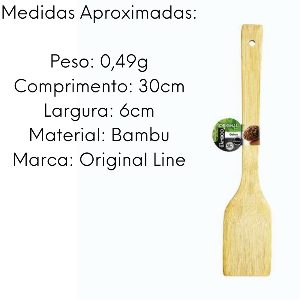 Espatula Bambu 30cm Original