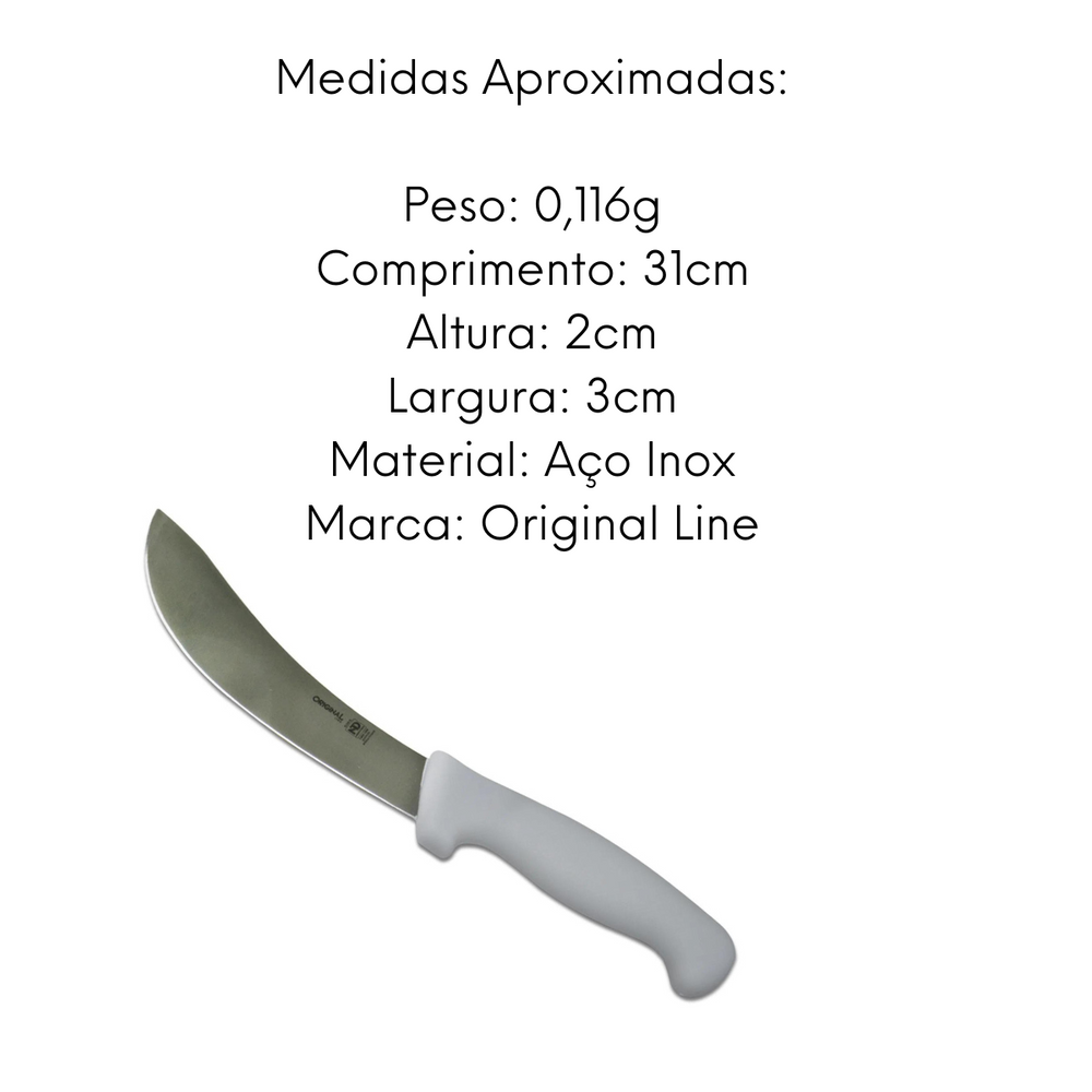 Faca Master Pro Para Tirar Couro 6,5 Original