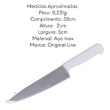 Faca Peixeira Premium 10° Aço Inox Original