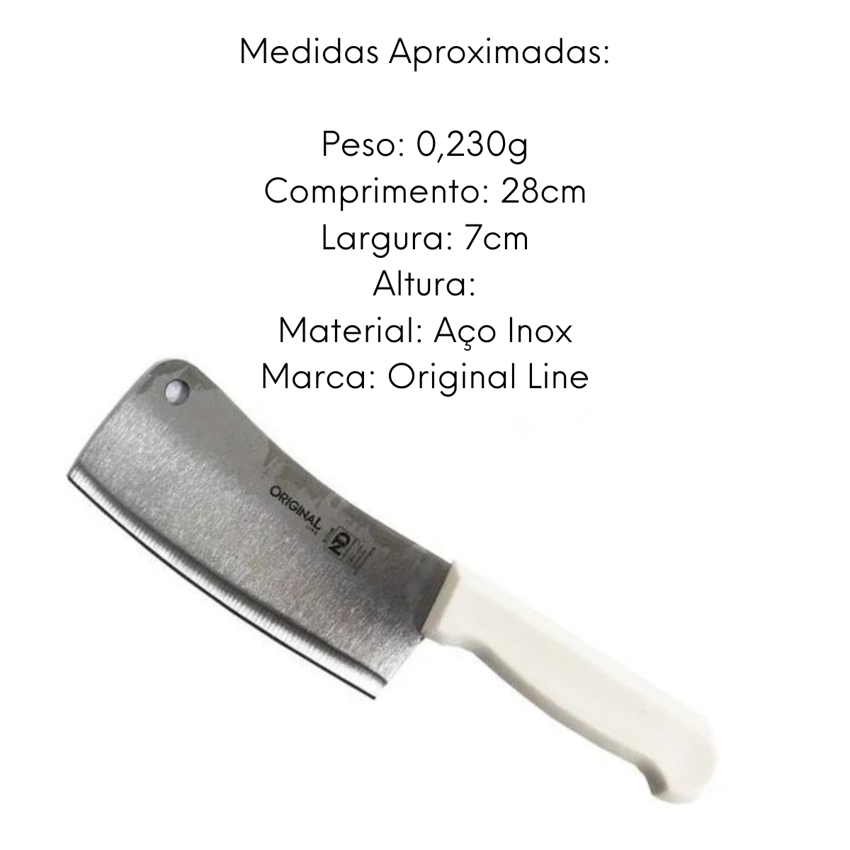 Cutelo Profissional Peixeira Premium