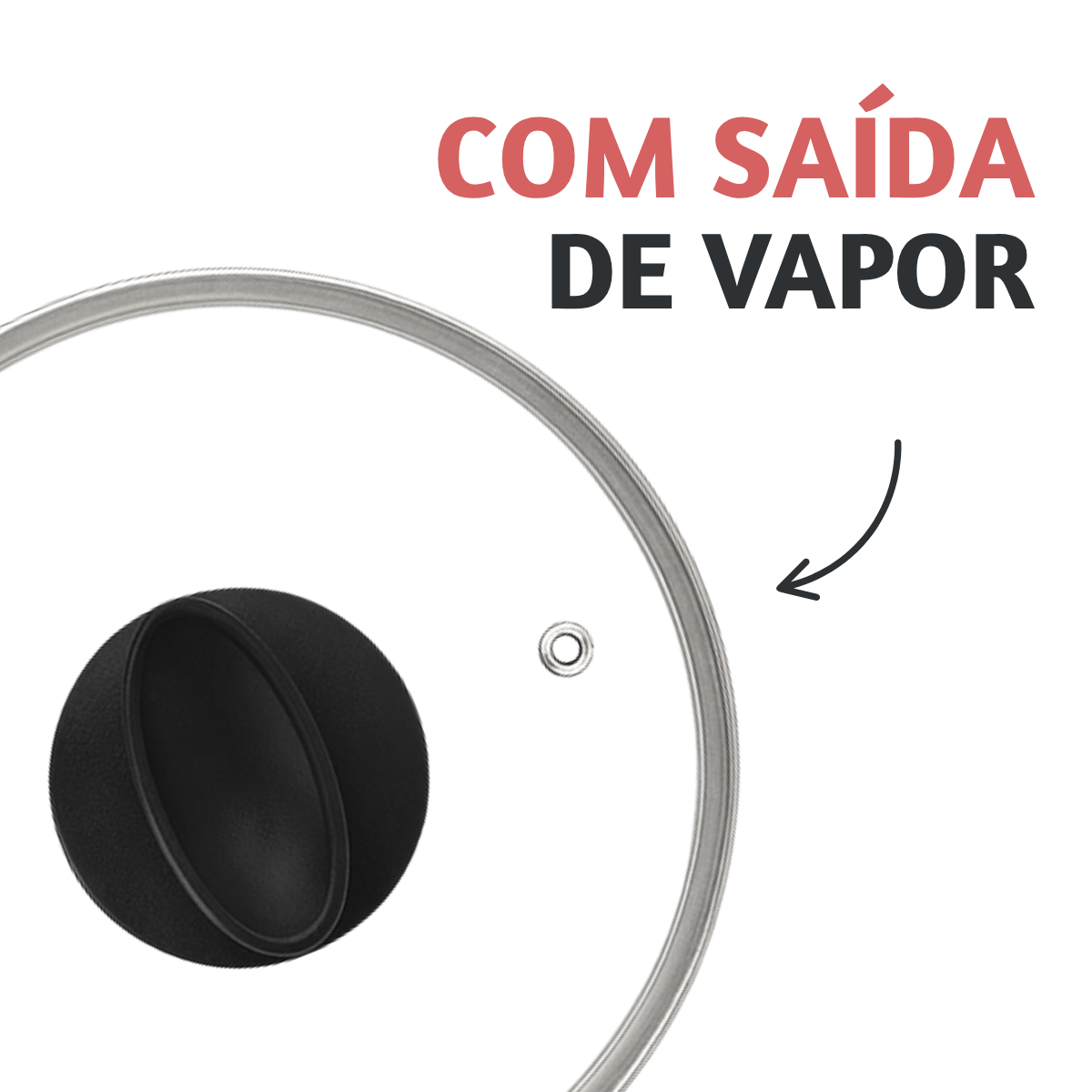 Tampa Vidro N18 Pegador Baquelite
