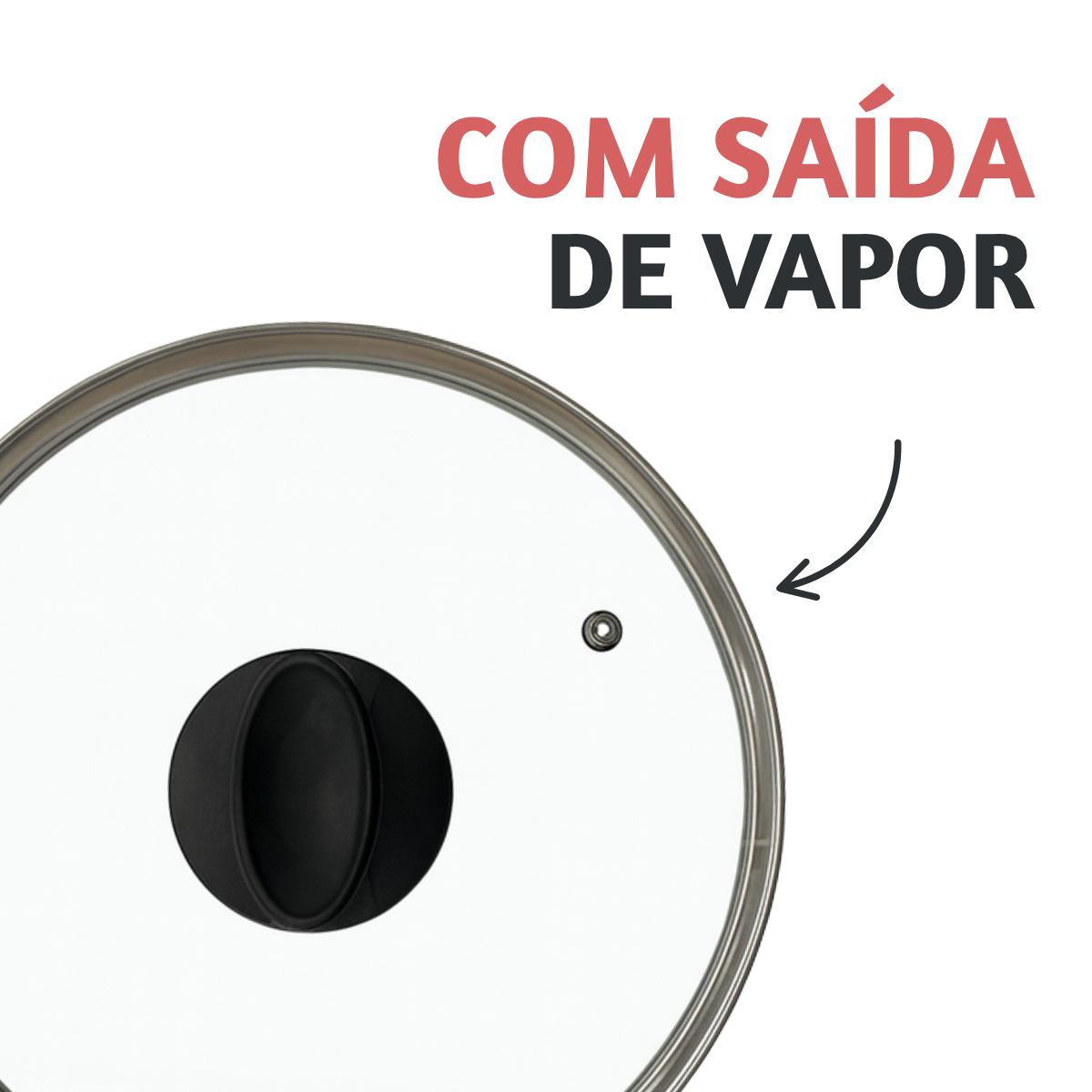 Tampa Vidro N22 Pegador Baquelite