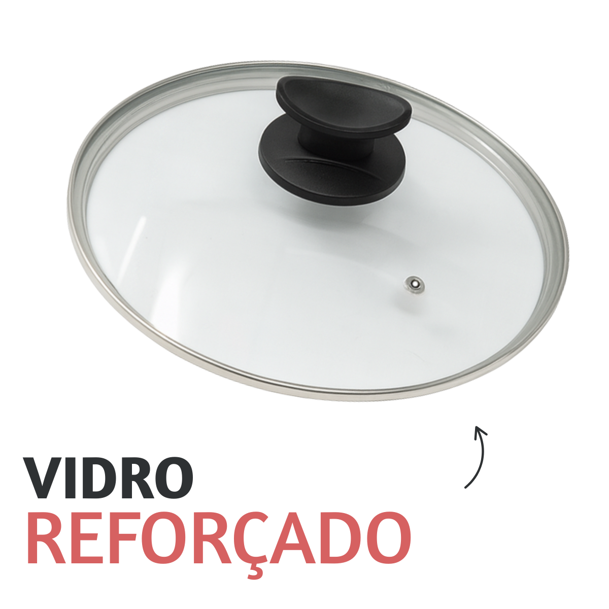 Tampa Vidro N22 Pegador Baquelite