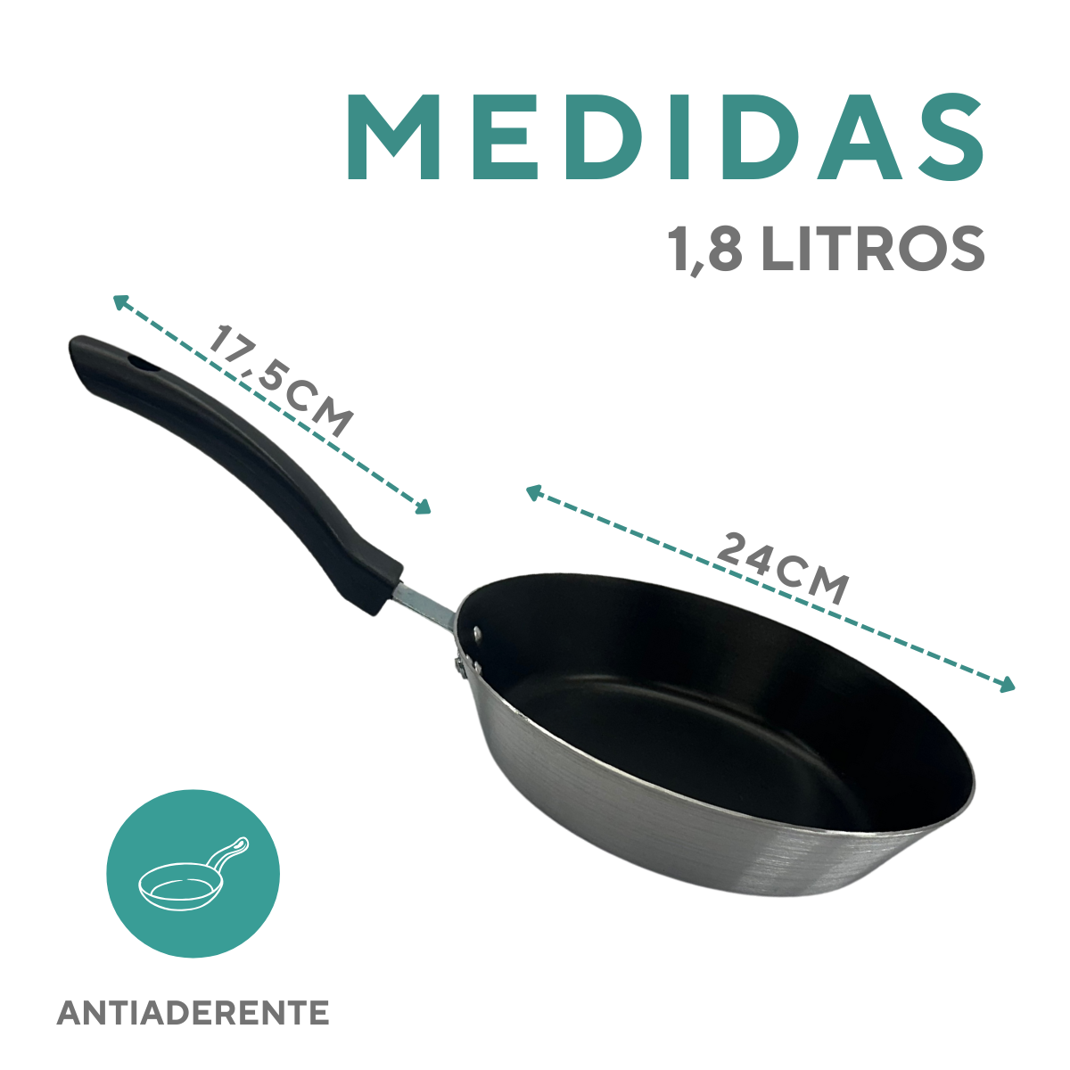 Frigideira Aluminio Hotel N24