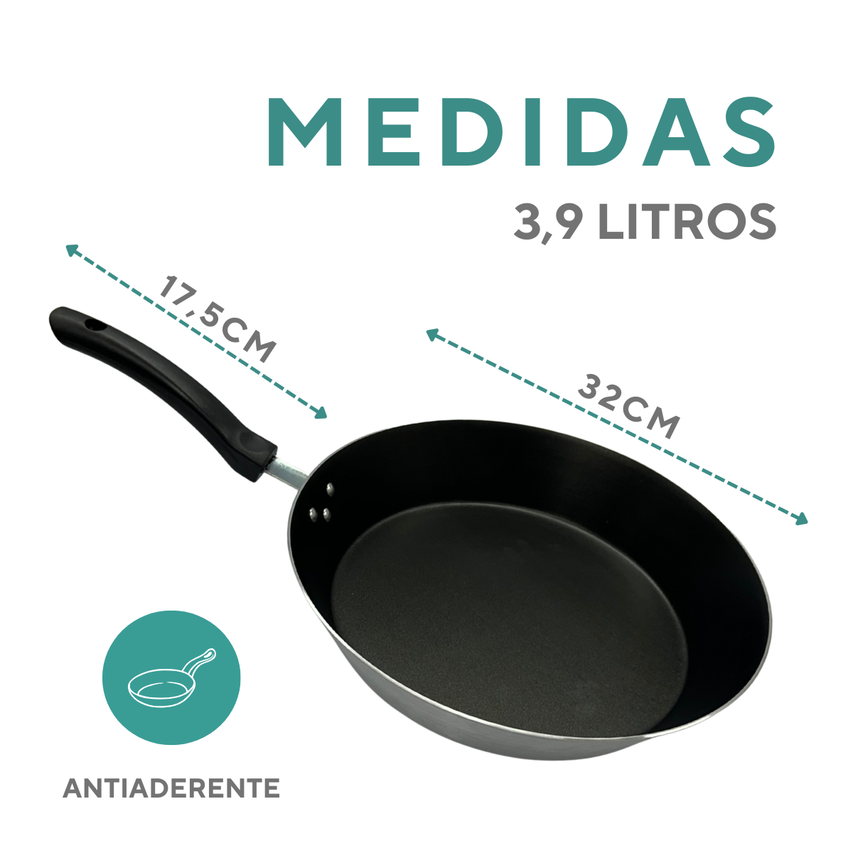 Frigideira Alumínio Hotel N32