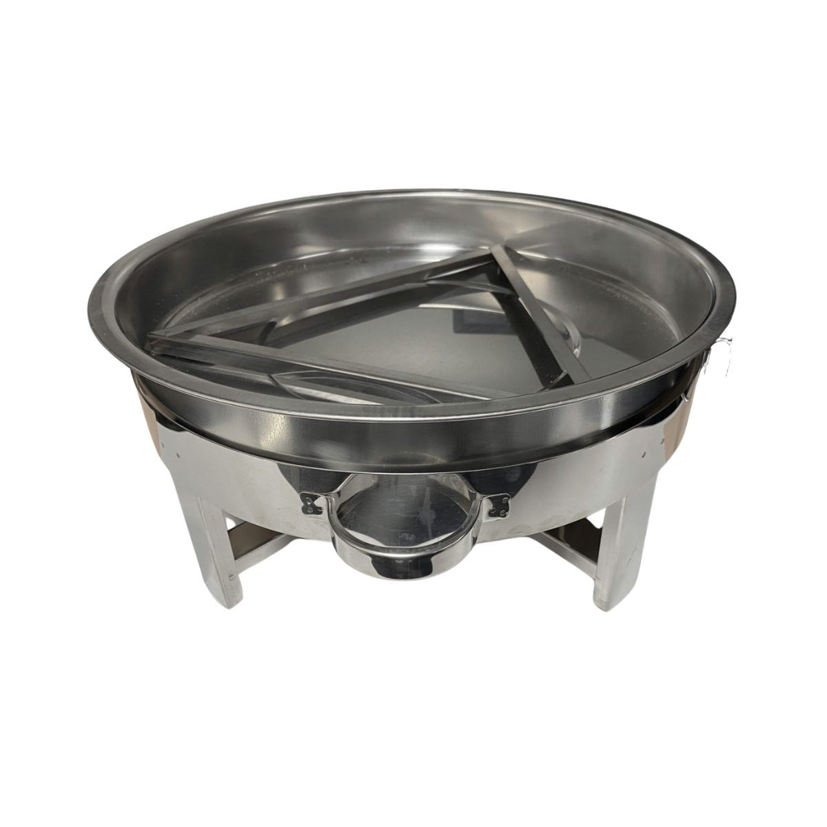 Rechaud Redondo 12L C/ Banho Maria de Aço inox - A Gourmet
