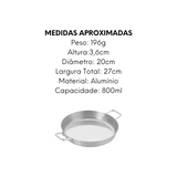 Pergaminho hotel N20 em Aluminio Nacional