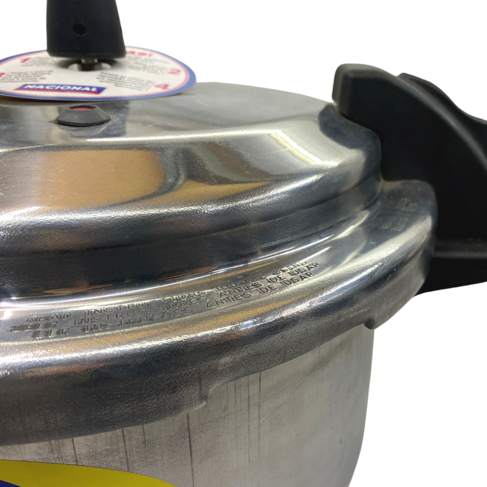 Panela de Pressão 12L Polida Fechamento Externo Nacional