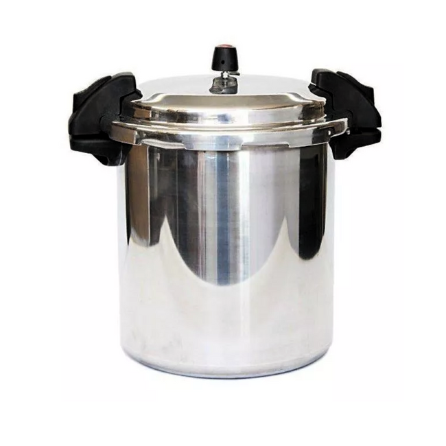 Panela de Pressão 24L Polida Com Fechamento Externo Nacional Hover Image