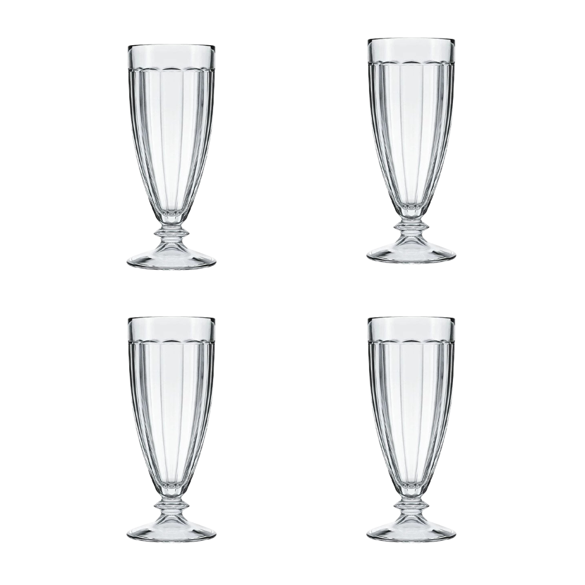 Taça Milk Shake Tropial 360ml de Vidro Nadir