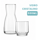 Moringa de vidro 500ml Com Copo