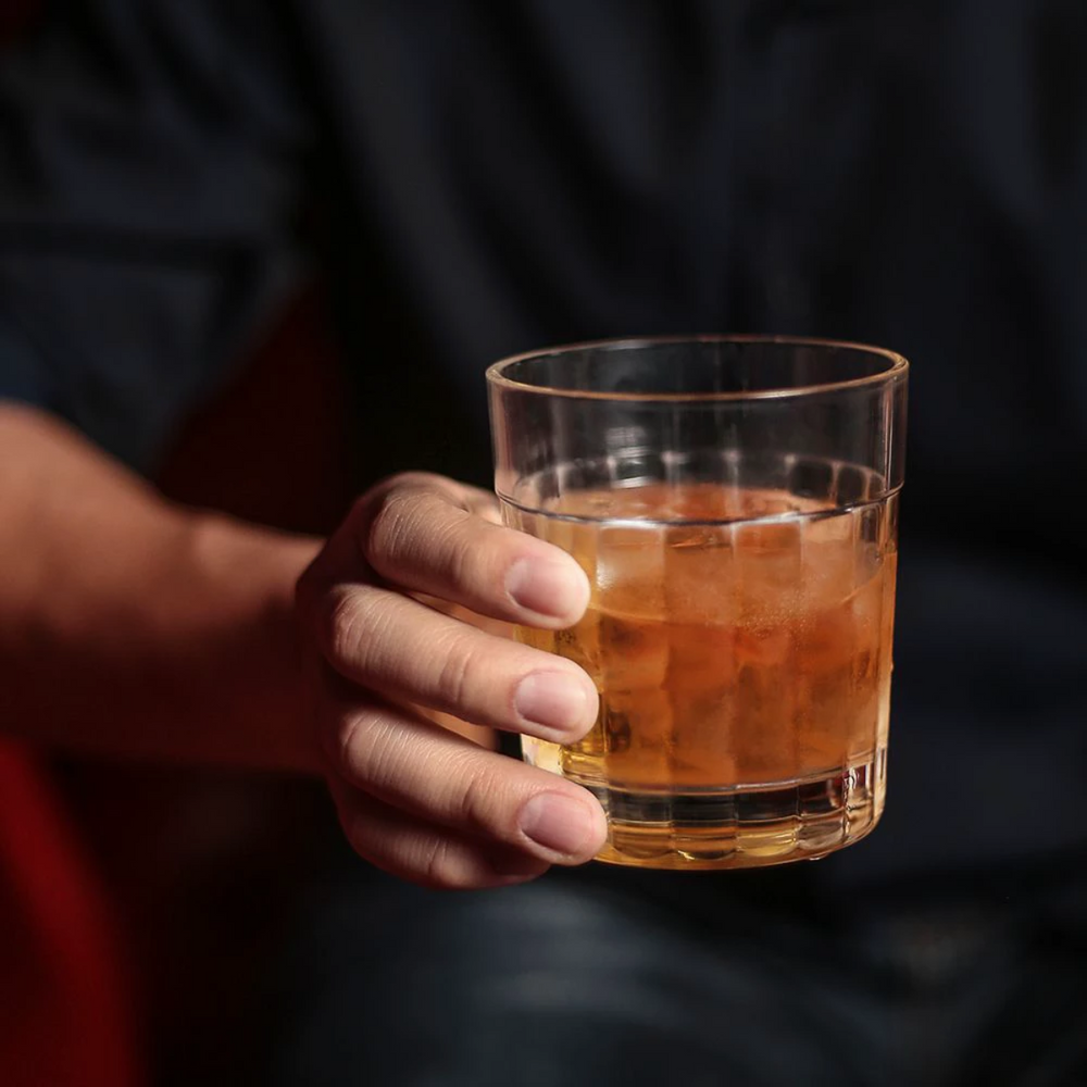 Copo Americano Rocks de VIdro 300ml Nadir