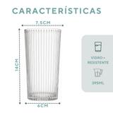 Copo Vidro Sevilha 395ml