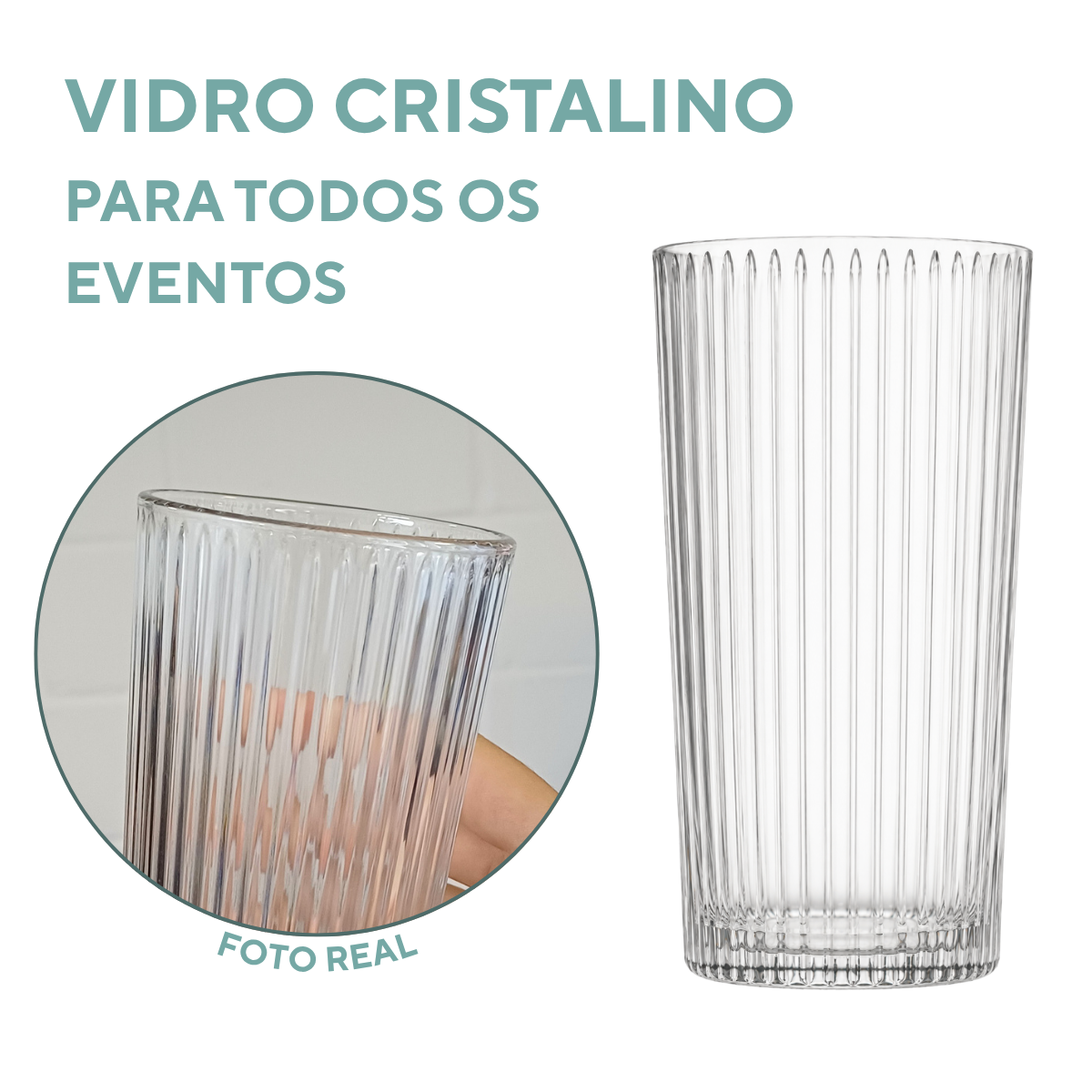 Copo Vidro Sevilha 395ml