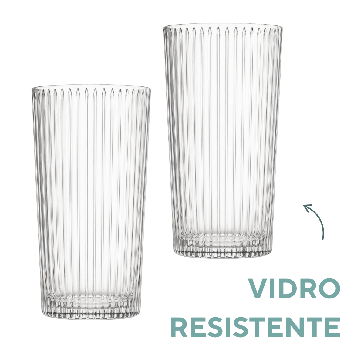 Copo Vidro Sevilha 395ml