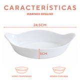 Assadeira Marinex Vidro Temperado 600ml