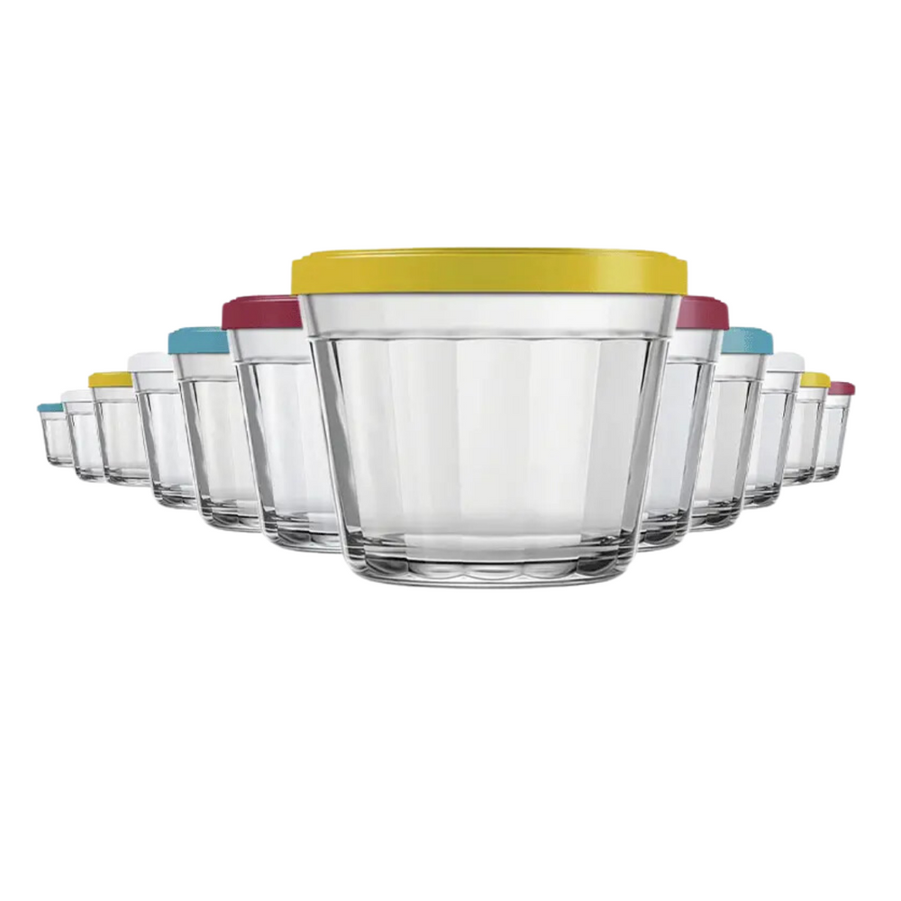 Pote de Vidro Americano 350ml Tampa Sortida Nadir