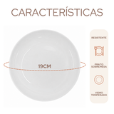 Prato Opaline Sobremesa 19cm