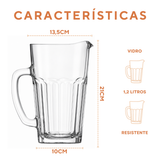 Jarra Vidro Bristol 1,2 Litros