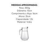 Jarra Bar de Vidro 1,5L