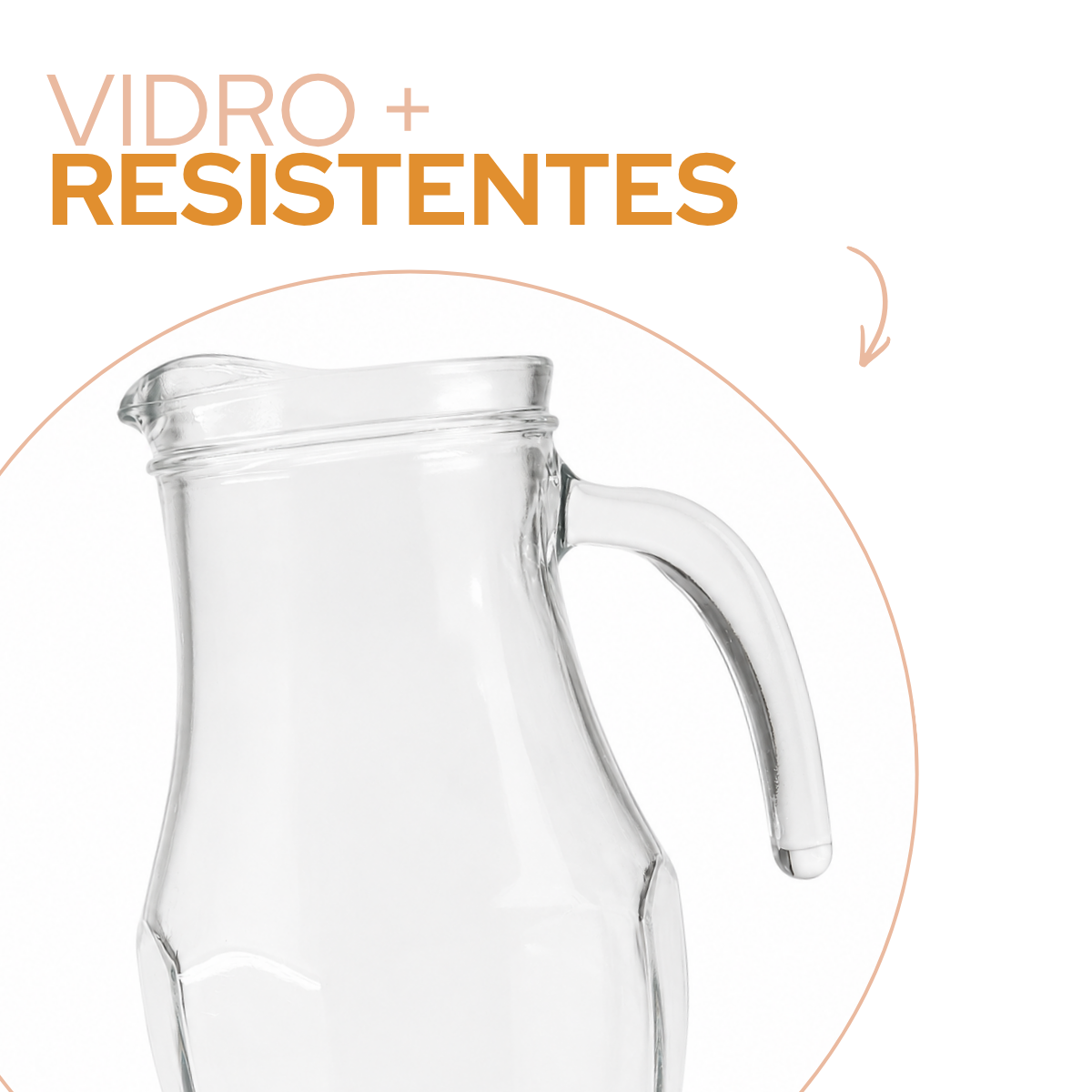Jarra Vidro Tango 750ml