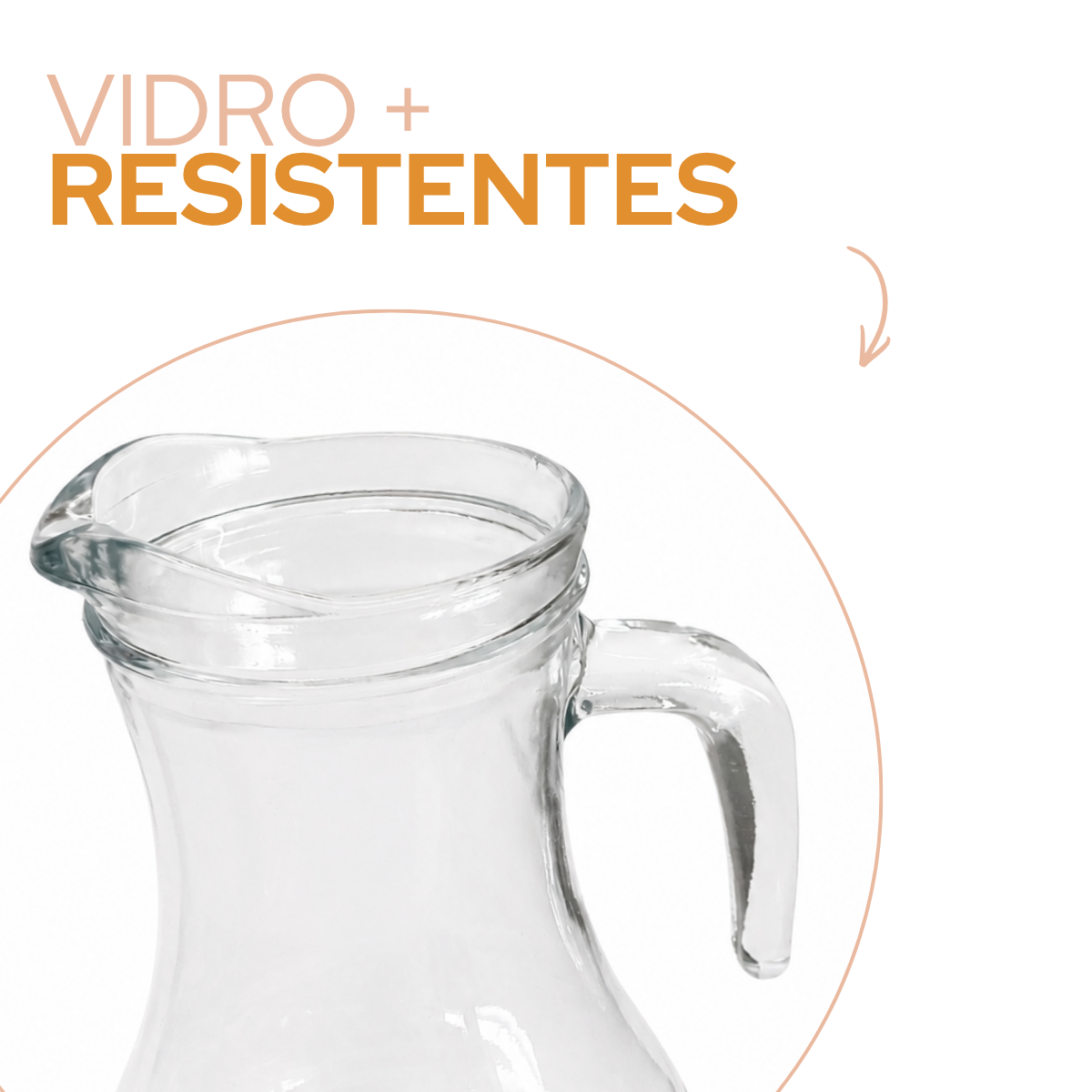Jarra de Vidro Tropicana Suco