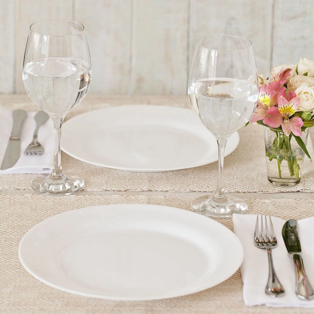 Prato Menu de Vidro Temperado 31cm Nadir