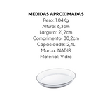 Assadeira Oval 2,4L sem Tampa de Vidro Nadir