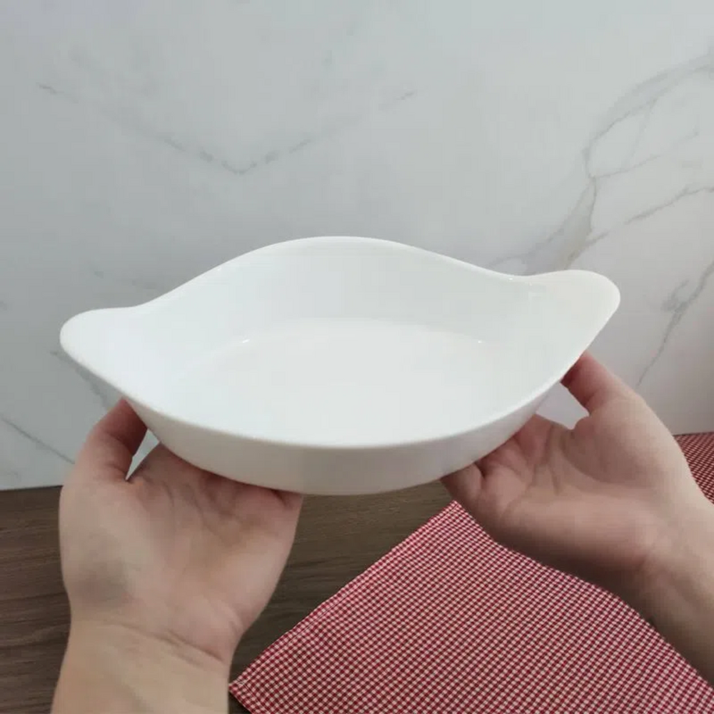 Assadeira Pequena Opaline Oval 600ml Nadir