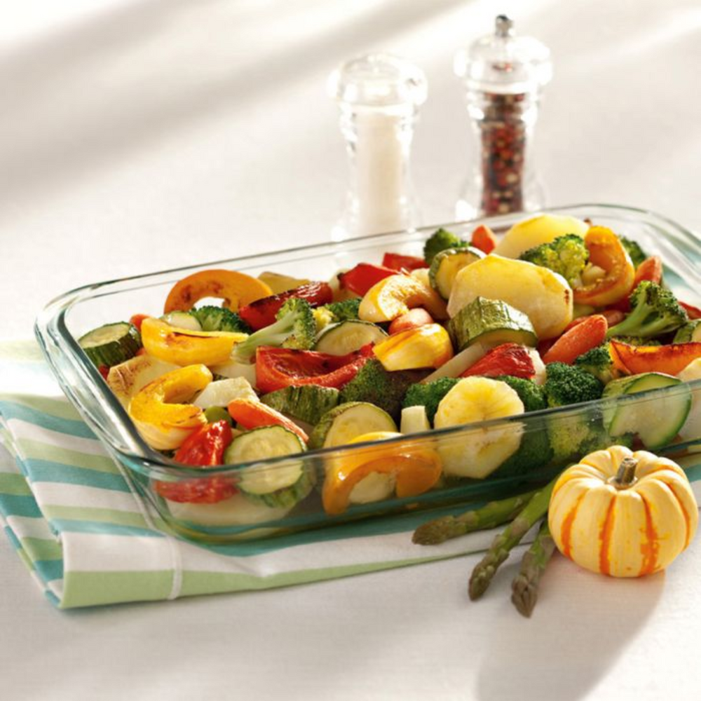 Assadeira Retangular 1,6L de Vidro Nadir