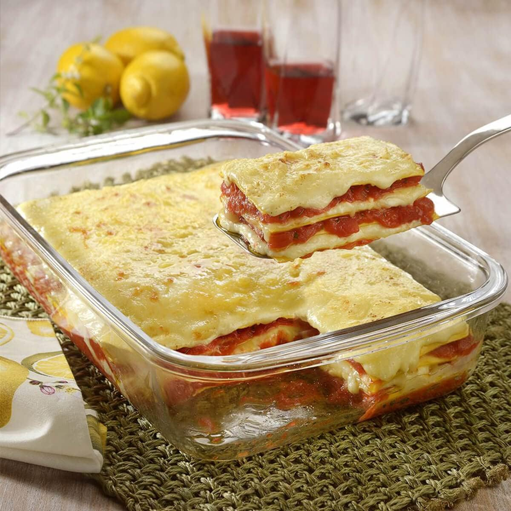 Travessa Lasanheira Marinex 3,7L de Vidro Temperado - A Gourmet