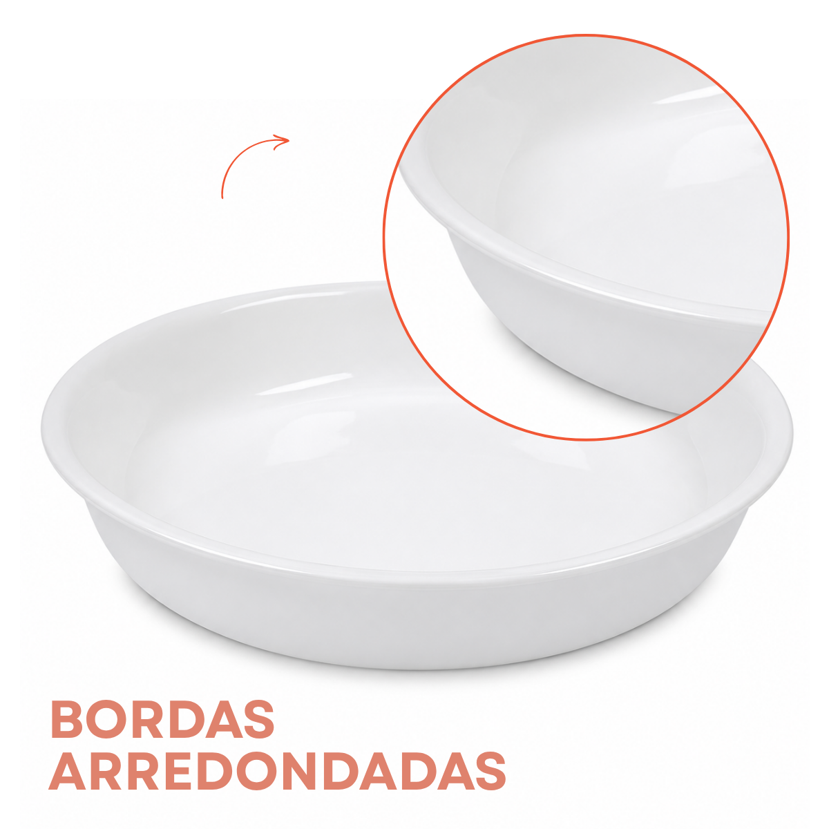 Assadeira Redonda Opaline Marinex