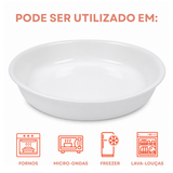 Assadeira Redonda Opaline Marinex