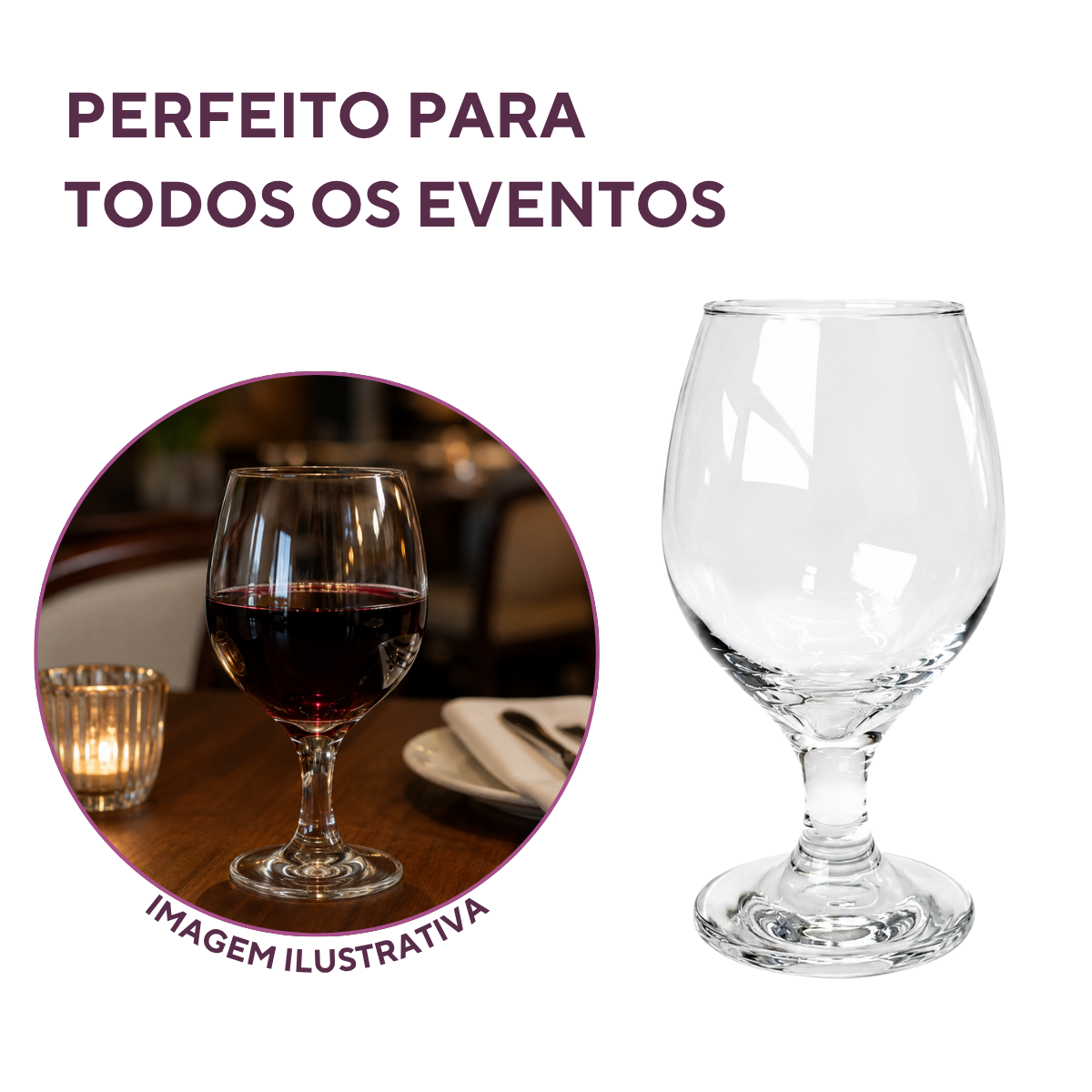 Taça Vinho Gallant 250ml